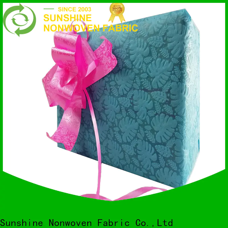Sunshine gift embossed fabric with good price for tablecloth