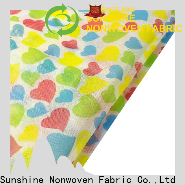 Sunshine polypropylene non woven bag printing personalized for table