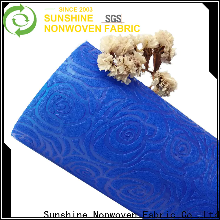 soft non woven embossing non manufacturer for bedding