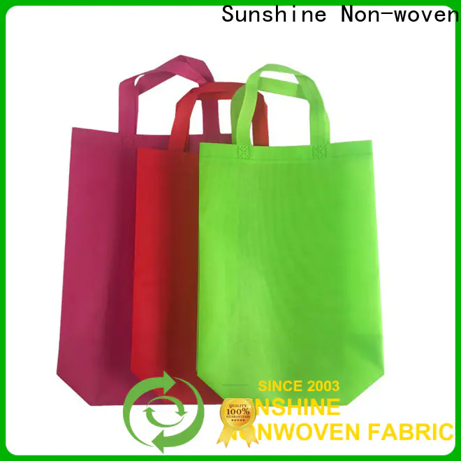 Sunshine disposable non woven carry bags wholesale for household