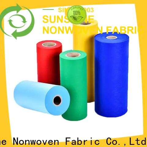 Sunshine colorful pp spunbond nonwoven personalized for packaging