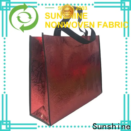 Sunshine types non woven carry bags personalized for bedroom