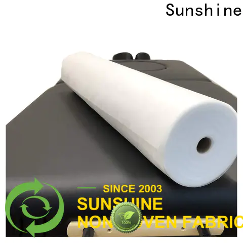 Sunshine comfortable disposable non woven bed sheet factory price for bedding