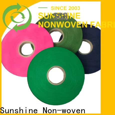 Sunshine colorful spunbond polypropylene fabric wholesale for wrapping