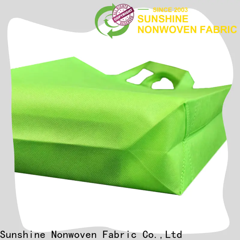 Sunshine cut non woven carry bags factory for bed sheet