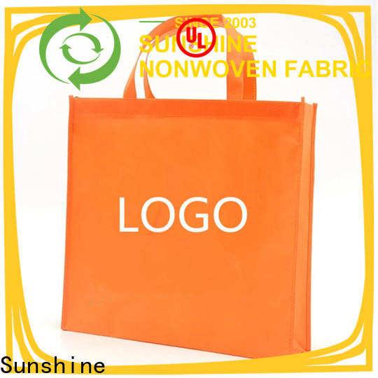Sunshine waterproof non woven shopping bag factory for household