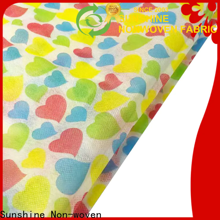Sunshine popular nonwoven printing directly sale for table