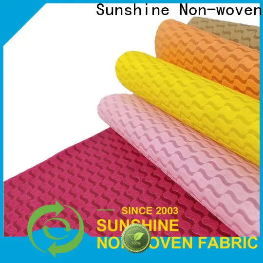 Sunshine tnt non woven embossing inquire now for table