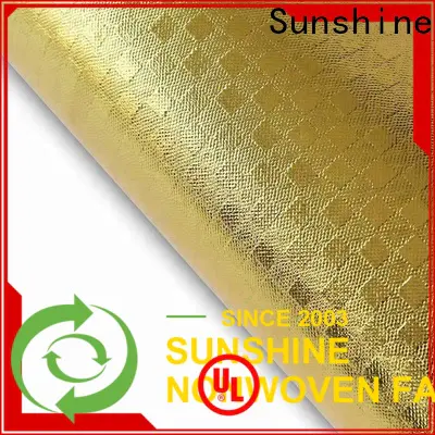 Sunshine rolls what is laminated fabric used for with good price for bedsheet