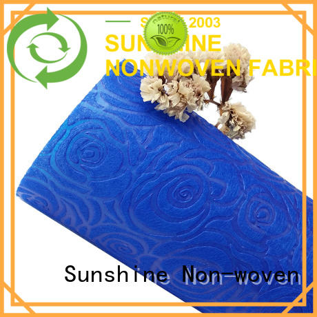 Sunshine comfortable embossed fabric design for covers