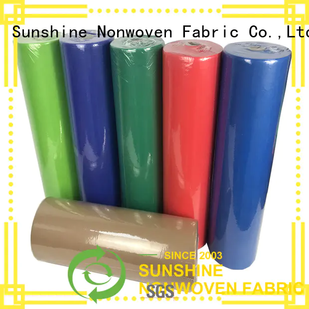 Sunshine comfortable nonwoven table cloth factory for table