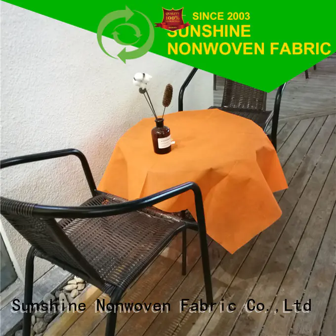 widely used non woven fabric tablecloth factory for desk