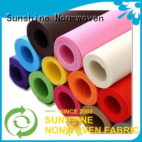 Sunshine quality pp spunbond nonwoven fabric manufacturer for bedsheet