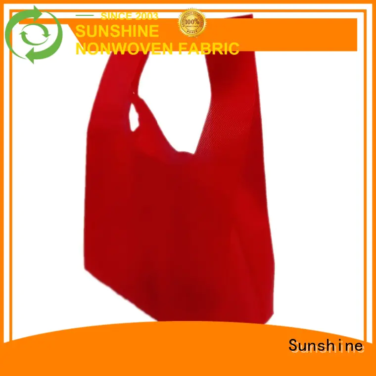 Sunshine waterproof non woven carry bags personalized for home