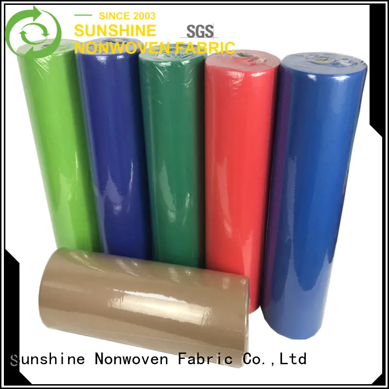 Sunshine colorful nonwoven table cloth wholesale for table