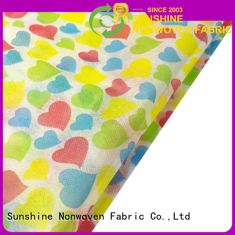 Sunshine printed nonwoven printing personalized for covers