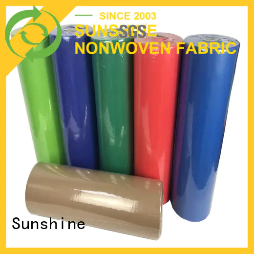 Sunshine nonwoven non woven fabric tablecloth personalized for table