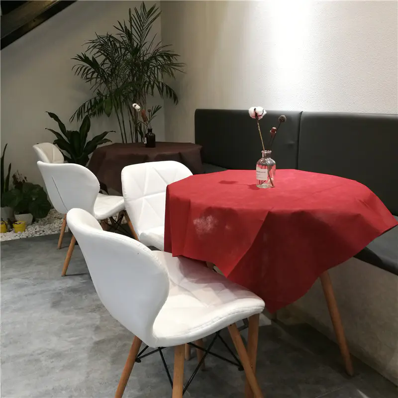 soft non woven fabric tablecloth disposable series for table