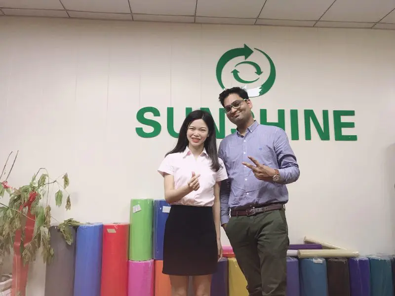 Sunshine roll hydrophilic nonwoven fabric manufacturer for baby
