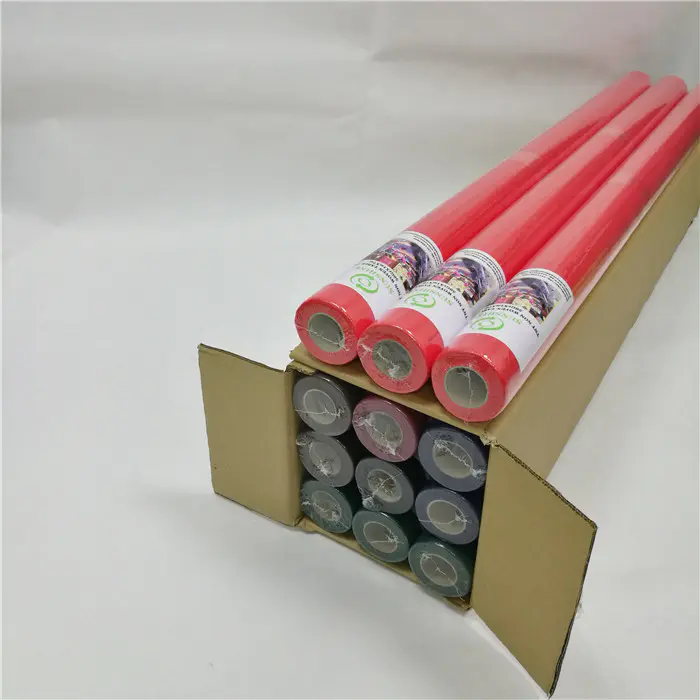 Hot Sell Colorful TNT Biodegradable Disposable Nonwoven Table Cloth Roll