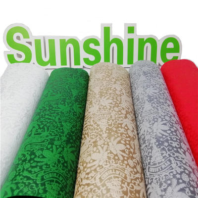 Hot Sale Christmas Embossed Nonwoven Fabric for Package