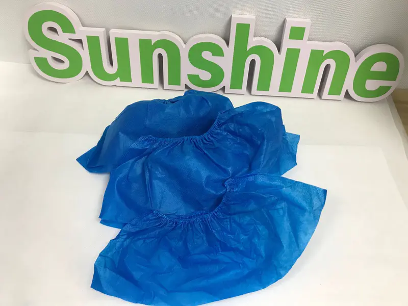 Breathable plastic film disposable protective shoe cover