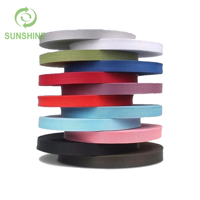 In Stock Durable Colorful 20mm 30mm 40mm 50mm PP Webbing Belt Tape Polypropylene Band Woven Bead Strap Webbing