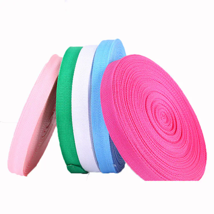 In Stock Durable Colorful 20mm 30mm 40mm 50mm PP Webbing Belt Tape Polypropylene Band Woven Bead Strap Webbing