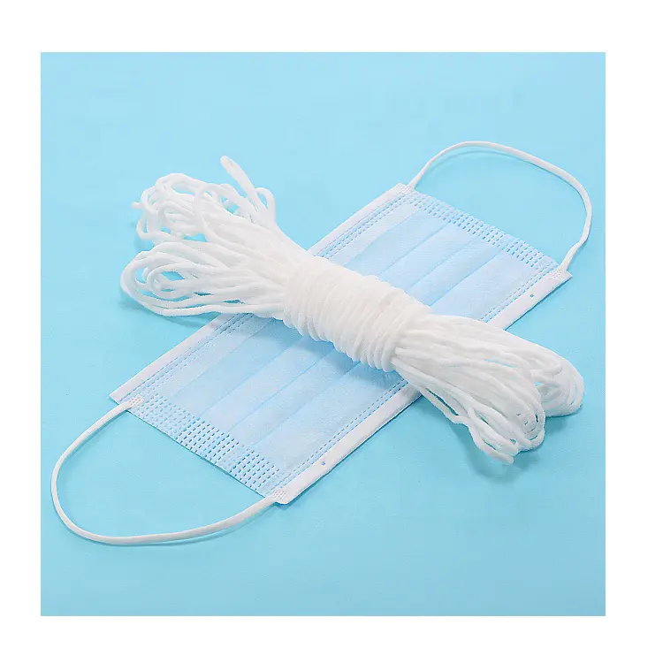 High strength nylon elastic fabric earloop for medical