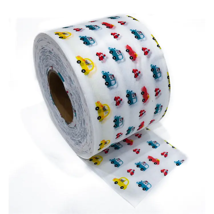Novel Style Customized Design 100% Polyester Spunlace Nonwoven Fabric Spunlace Rolls