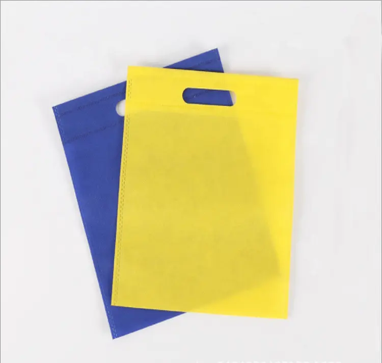 Biodegradable Durable TNT PP Non woven D-cut Bag For Nonwoven Shopping Bag