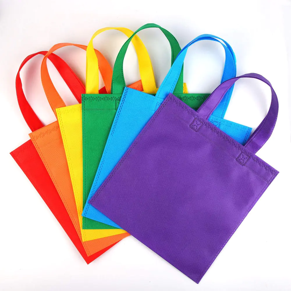 Various color biodegradable non woven fabric polypropylene shopping bag