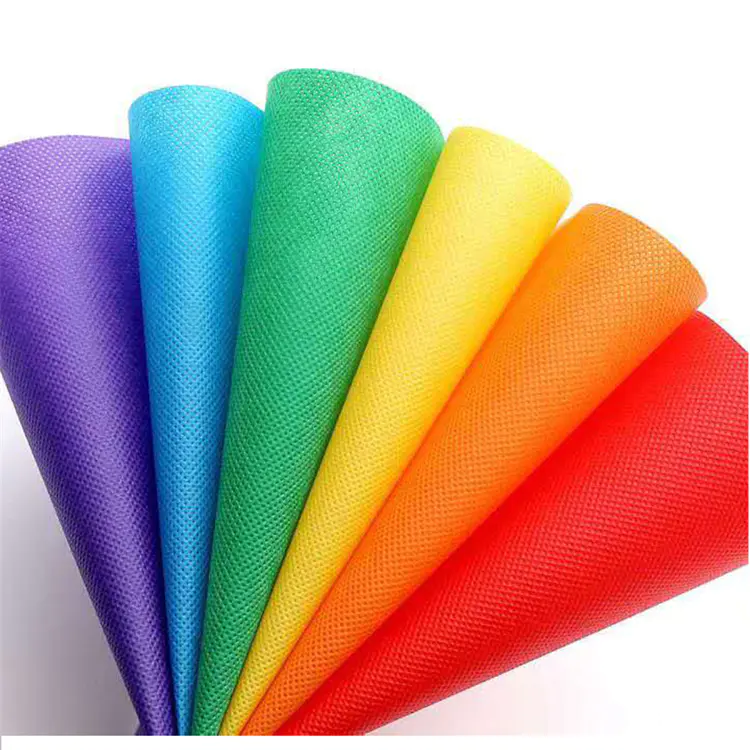 S/SS Cheap Fabric Colorful 100% PP Spunbond Nonwoven Fabrics Nonwoven Spunbond Fabric