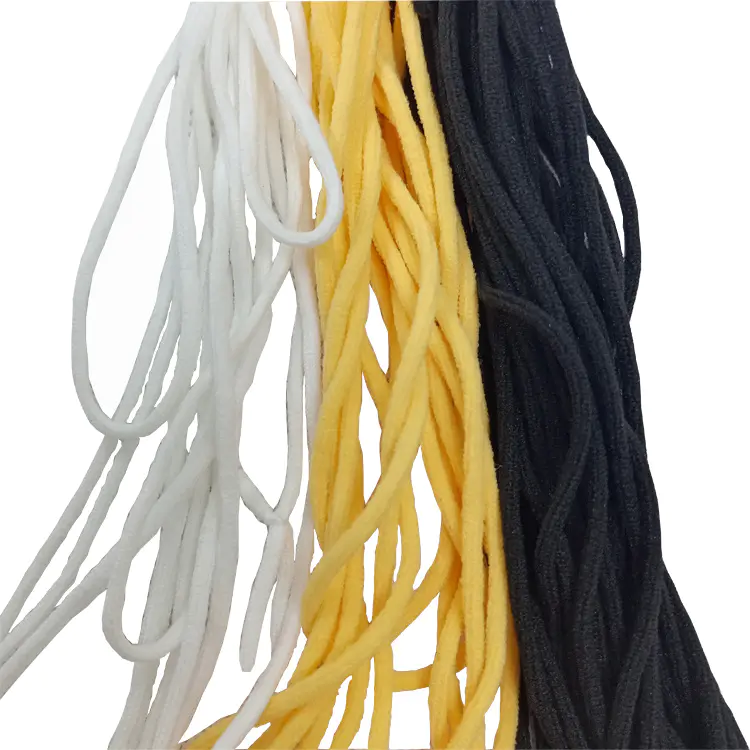 Fashion Style 3mm/4mm/5mm various color China factory wholesale nylon elastic earloop