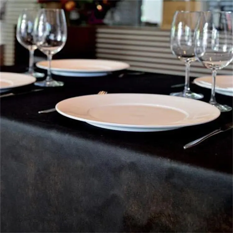 Stain Resistant Tablecloth Printed Nonwoven Fabric Spunbond Non woven Fabric Tablecloth