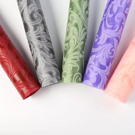 Flower/wave new embossed fabric polypropylene material spunbond non woven fabric