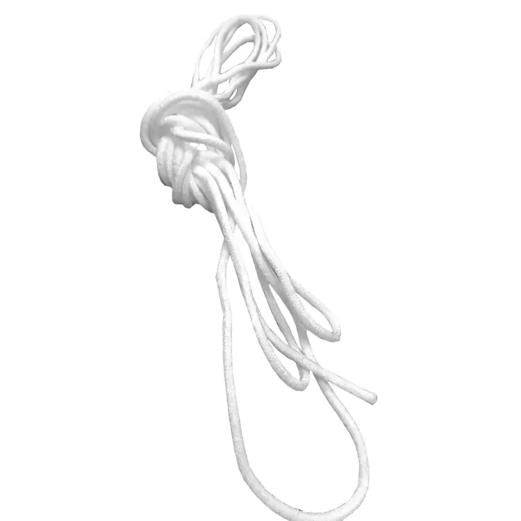 High quality nylon elastic earloop round/flat 3mm/4mm/5mm earloop