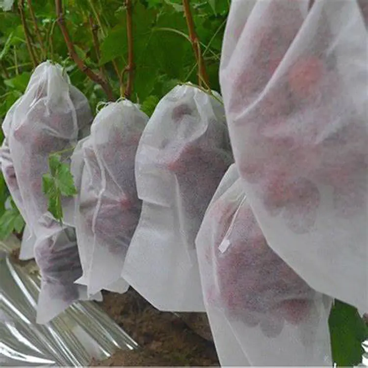 breathable 100% polypropylene agriculture nonwoven fabric fruit bag with 1-3% UV