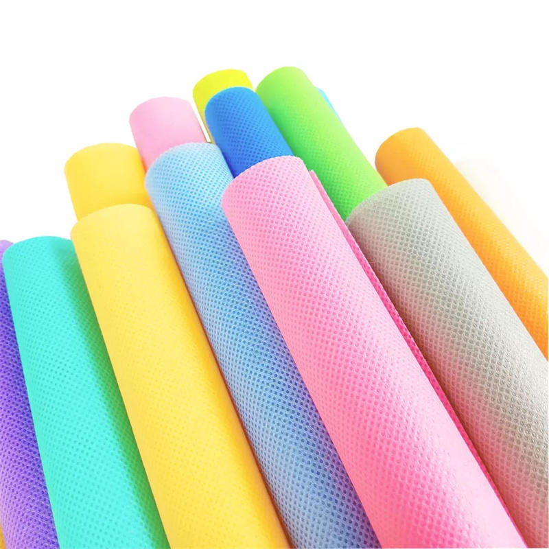 China Supplier hot sale 100% PP nonwoven fabric Spunbond non woven fabric in various color for tablecloth