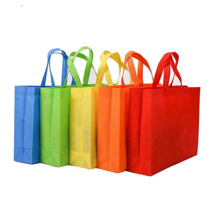 Low price wholesale environmental protection non-woven fabric multi-color shopping bag