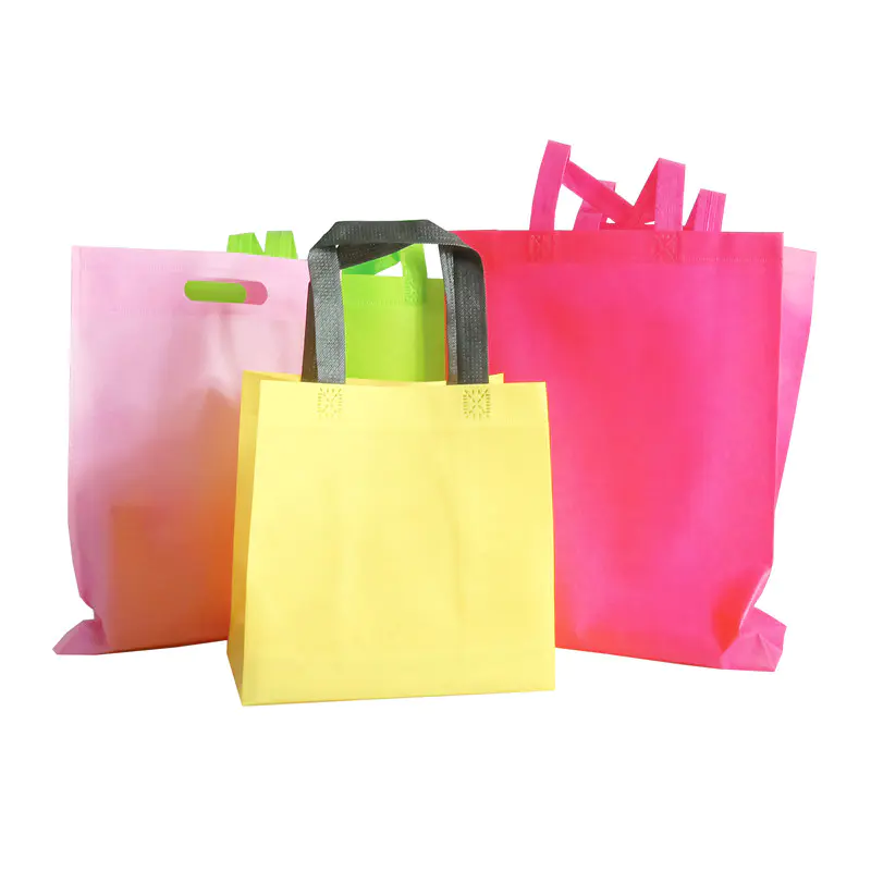 Recyclable supermarket shopping thickened non-woven bag