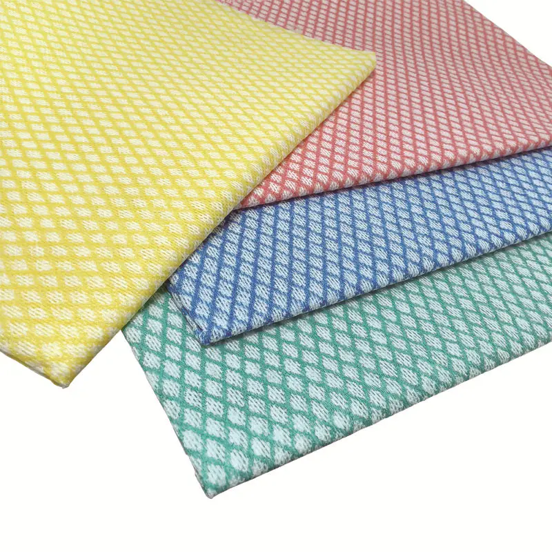 Good absorbent Spunlace Nonwoven Wiping Cloth for Cleaning in Kitchen or Household Nonwoven Cleaning Wipes Items