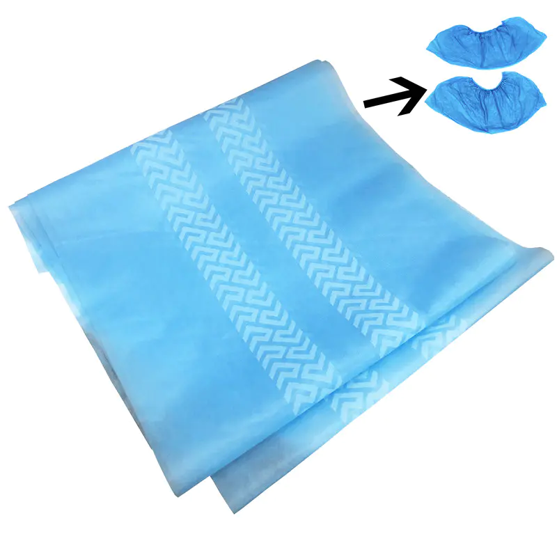 Factory Direct Wholesale Disposable Medical Nonwoven Non slip Shoe Cover Fabric