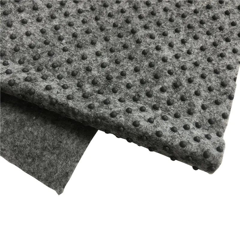 Factory Direct Wholesale Kitchen Special Polyester Anti Slip Black Nonwoven Carpet Rug Backing Fabric