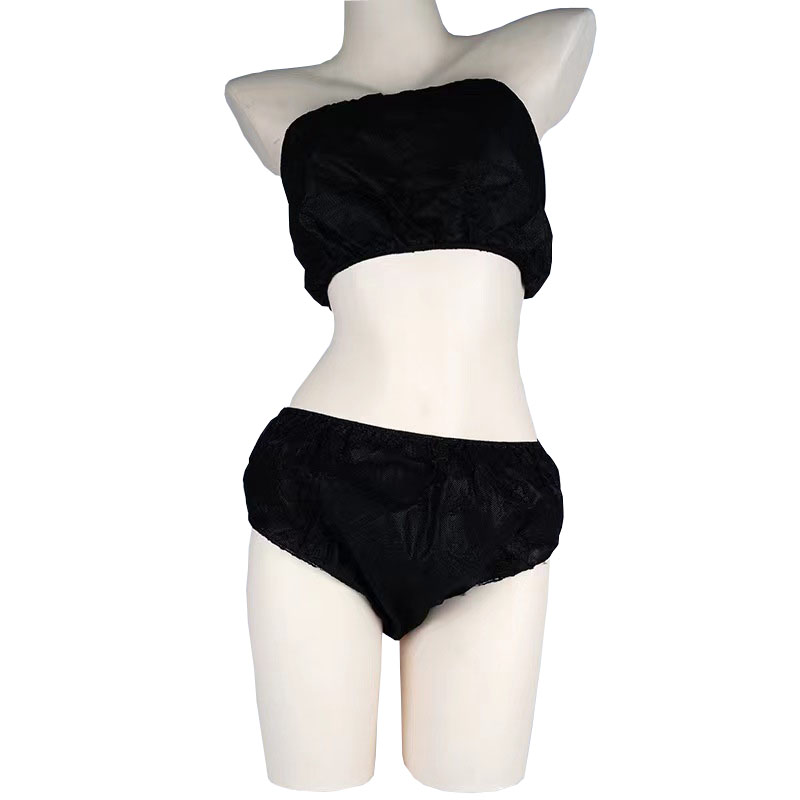 Wholesale Disposable Use Soft PP Triangle-Shape Underwear White Elastic Unisex Non-Woven Brief Underpants