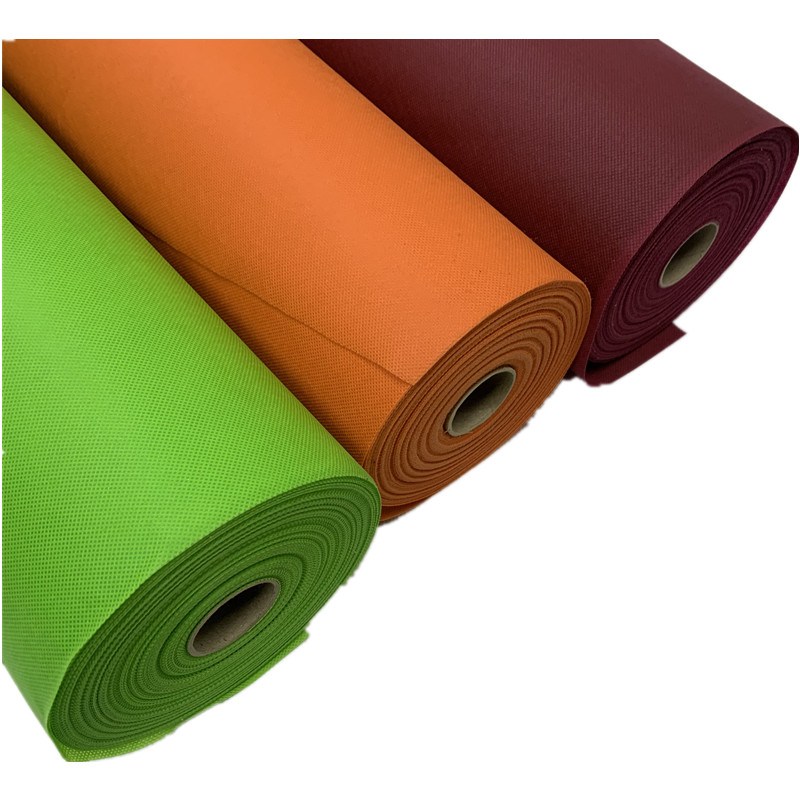Colorful Good Quality Polyester Recycled Fabric Price Non Woven Fabric RPET Nonwoven Fabric