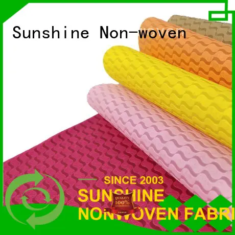 Sunshine medical non woven embossing inquire now for covers