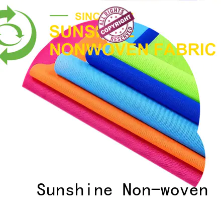 Sunshine eco-friendly pp spunbond nonwoven fabric design for bedsheet