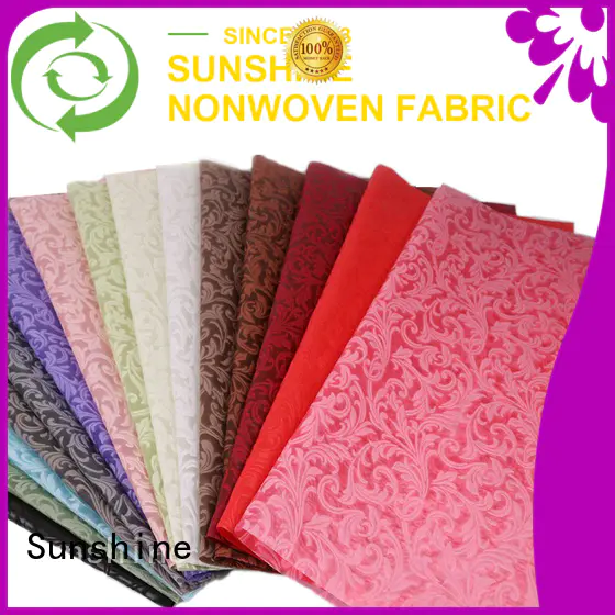 soft embossed fabric leaf manufacturer for covers