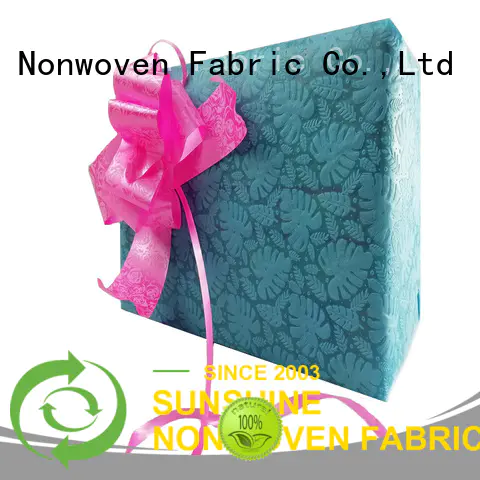 Sunshine non woven embossing with good price for covers